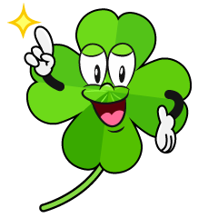 Posing Four Leaf Clover