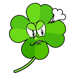 Angry Four Leaf Clover