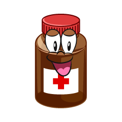 Smiling Medicine Bottle