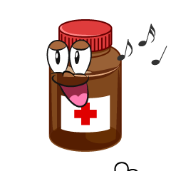 Singing Medicine Bottle