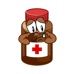 Sad Medicine Bottle