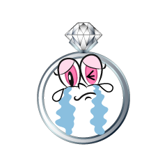 Anillo de Diamante Llorando