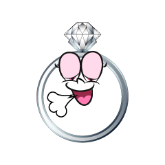 Anillo de Diamante Relajado