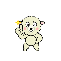 Thumbs Up Sheep