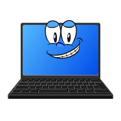 Grinning Laptop