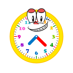 Grinning Clock