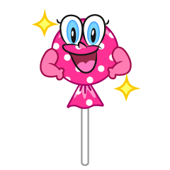 Glitter Candy Lollipop