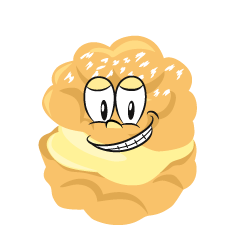 Grinning Cream Puff