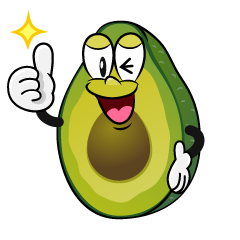 Thumbs up Avocado