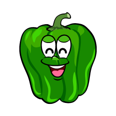 Smiling Green Pepper