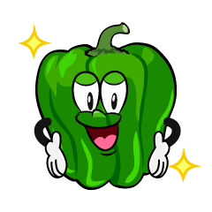 Glitter Green Pepper