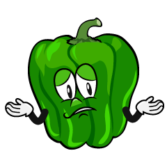 Troubled Green Pepper