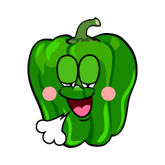 Relaxing Green Pepper