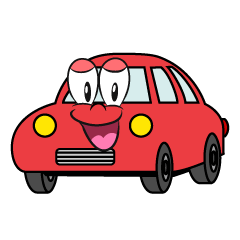 Smiling Red Car