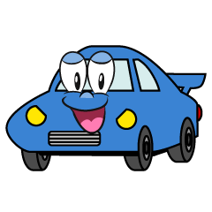 Smiling Sports Car