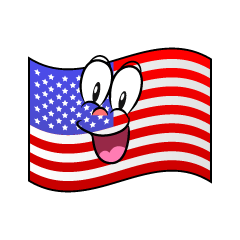 Bandera Americana Sorprendente