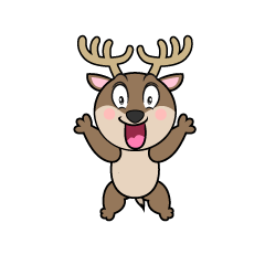 Surprised Reindeer