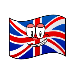 Bandera Británica Sonriente