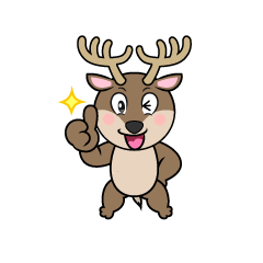 Thumbs Up Reindeer