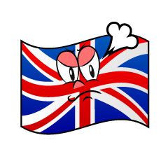 Bandera Británica Enojada