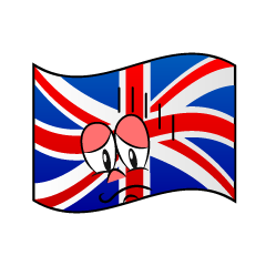 Bandera Británica Deprimida