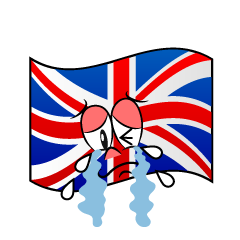 Bandera Británica Llorando