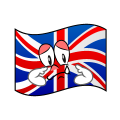 Bandera Británica Triste