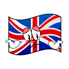Bandera Británica Preocupada