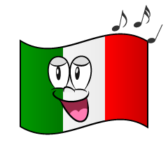 Bandera Italiana Cantante