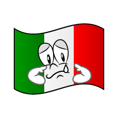 Bandera Italiana Triste
