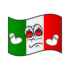 Bandera Italiana Entusiasmo