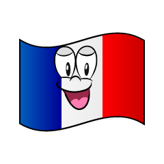 Bandera Francesa Sonriente