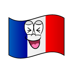Bandera Francesa Riente