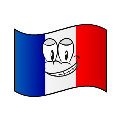 Bandera Francesa Sonriente