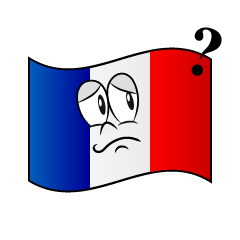 Bandera Francesa Pensativa
