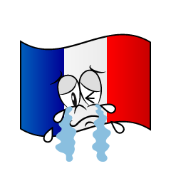 Bandera Francesa Llorando