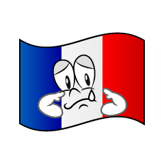 Bandera Francesa Triste