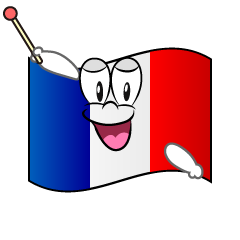 Bandera Francesa Hablando