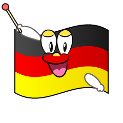 Speaking German Flag