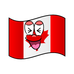 Bandera Canadiense Riente