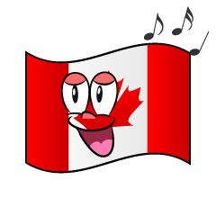 Bandera Canadiense Cantante