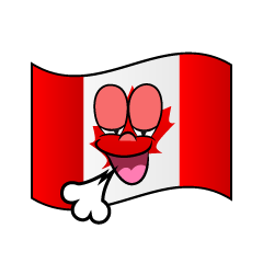 Bandera Canadiense Relajada