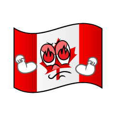 Bandera Canadiense Entusiasmo