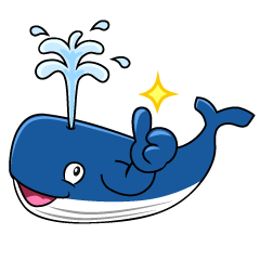 Thumbs Up Whale