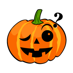 Thinking Halloween Pumpkin