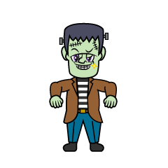 Grinning Frankenstein