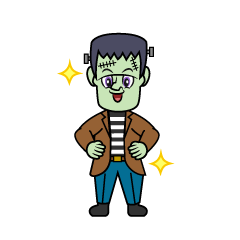 Glitter Frankenstein