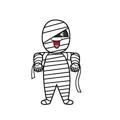 Laughing Mummy Man