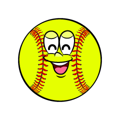 Smiling Softball