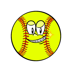 Grinning Softball